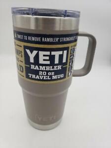 YETI Rambler 20 oz Travel Mug, Stainless Steel, Vacuum Insulated with Stronghold