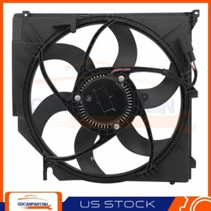 Electric Radiator Cooling Fan Assembly Fits For 2004 2005 2006-2010 BMW X3 - Picture 1 of 12