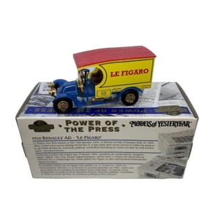 Matchbox 1910Renault AG 'Le Figaro' Models Of Yesteryear Collectable YPP 01 1:43 - Picture 1 of 5
