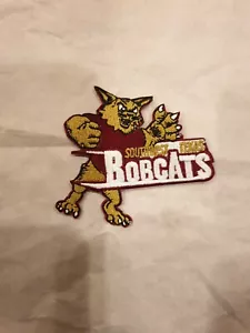 SOUTHWEST TEXAS STATE BOBCATS Iron On embroidered patch 3"X 3” - Picture 1 of 1