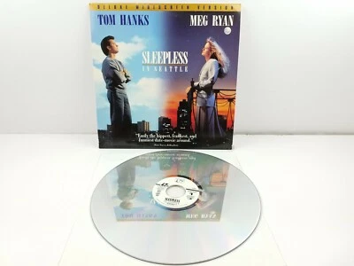 Sleepless in Seattle Deluxe Widescreen Edition Laserdisc Tom Hanks Meg Ryan - Imagem 1 de 3