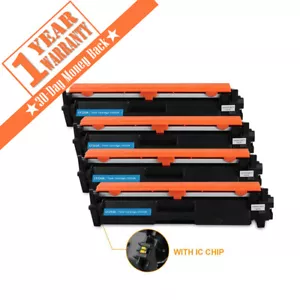 4PK CF230A 30A Toner Cartridge For HP LaserJet M203dw M203dn M227fdn M227d Black - Picture 1 of 8