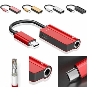 2 In 1 Light Adapter to 3.5mm Type-C Aux Audio Charging Cable Splitter Headphone - Photo 1 sur 15
