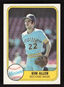 1981 Fleer #612 Kim Allen Rookie Seattle Mariners - Picture 1 of 2