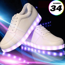 Scarpe con luci LED che si illuminano per bambine e bambini