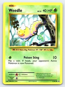 Tarjeta Pokémon Weedle 5/108 Common XY Evolutions - Casi Nueva - Imagen 1 de 5