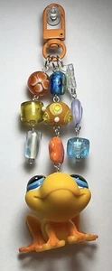 Handmade Littlest Pet Shop Keychain W/#874 Frog - Picture 1 of 2