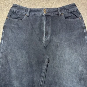Pantalones de mezclilla elásticos para mujer Coldwater Creek talla 12 largos azul lavado oscuro corte boot - Imagen 1 de 15