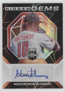 2021 Panini Elite Extra Edition Hidden Gems Black Mason Montgomery #HG-MM Auto