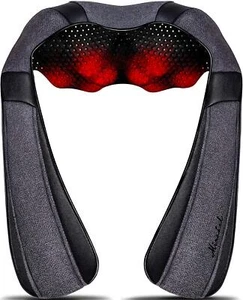 Mirakel Shiatsu Neck & Back Massager with Heat - Deep Tissue Neck Back & Shou... - Picture 1 of 9