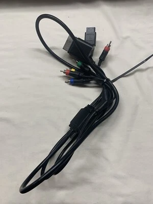 PS2 PS3 Wii Xbox 360 Universal Component Video Cable Cord Video Gaming - Image 1 of 4