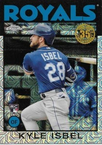 2021 Topps Update KYLE ISBEL RC Silver Pack 1986 Chrome - ROYALS - #86\C-31 - Picture 1 of 1