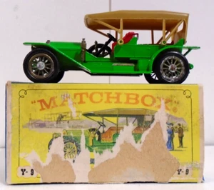 VINTAGE Matchbox Models of Yesteryear Y-9 1912 SIMPLEX with ORIGINAL BOX - Picture 1 of 8