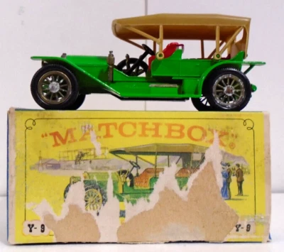 VINTAGE Matchbox Models of Yesteryear Y-9 1912 SIMPLEX with ORIGINAL BOX - Image 1 of 4
