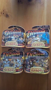 Indiana Jones Adventure Heroes Lot Of 4 Indiana Jones Ucha - Picture 1 of 5