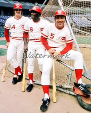 Cincinnati Reds Big Red Machine Rose Morgan Bench Color 8 X 10 Photo Picture