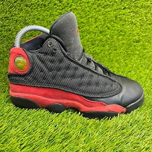 Nike Air Jordan 13 Retro Bred Boys Size 5.5Y Black Red Basketball Shoes Sneakers - Picture 1 of 10