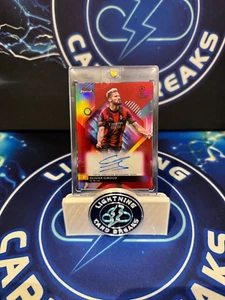 TOPPS UCC FINEST 2023-2024 OLIVIER GIROUD AC MILAN RED AUTO #2/5 - Picture 1 of 2