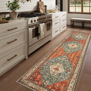 Lahome Boho Tribal Runner Rug - 2'6" x 10' Long Oriental Hallway Rug Runner K... - Picture 1 of 9