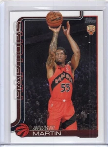 ALIJAH MARTIN 2025-26 Topps ROOKIE CARD #240 - RAPTORS - Picture 1 of 1