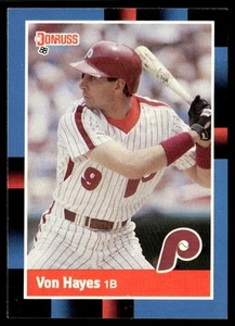 1988 Donruss Von Hayes Philadelphia Phillies #207 - Picture 1 of 2