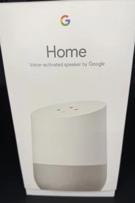 Google Home Voice Activated Speaker - NEW - OPEN BOX - Image 1 of 4