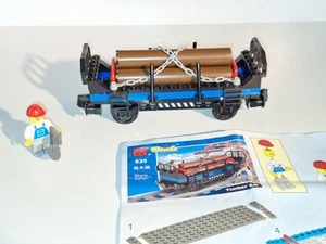 Enlighten Train Wagon With Pipe Load. Compatible with other train style brand. - Picture 1 of 9