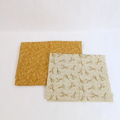 Lot of 2 Sewing Fabric Panels Teresa Kogut & Nancy Zieman Pre-Owned Cut Mark - Image 1 of 4