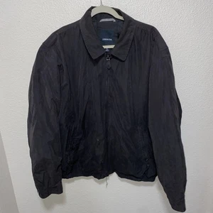 London Fog Men’s Windbreaker Jacket Size XL Black - Picture 1 of 6