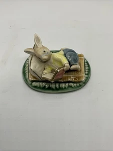 Glazed Rabbit Figurine Ornament Vintage (SN) - Picture 1 of 24