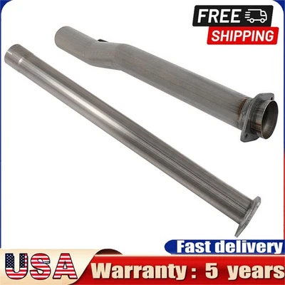 For Ford F350 F250 Super Duty 2011-2017 6.7L 4" 409SS Muffler Pipe Tube Exhaust - Image 1 of 4
