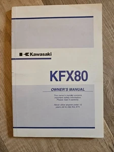 Kawasaki O/M 2003 KFX80 ATV model KSF80-A1 Owner's Manual P/N 99987-S006 - Picture 1 of 4