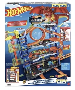 Hot Wheels City Ultimate Garage Playset with 2 Die-Cast Cars Storage for 50+ CAR - Picture 1 of 2