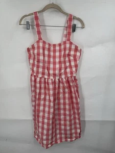 J. Crew bedrucktes Schürzen-Minikleid Damen klein rosa adrett Ostern Frühling Strand - Bild 1 von 7