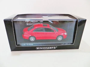 MINICHAMPS 400166200 '2002 TOYOTA AVENSIS'. RED. 1:43. MIB/BOXED. Ltd Ed - Picture 1 of 5