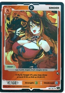 VCARD Gamersupps Rising Stars Sinder Rare 8  Unlimited Edition 067/190 - Bild 1 von 1
