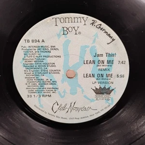 VTG Club Nouveau ~ Lean On Me/Pump It Up 12" Maxi-Single 1986 Tommy Boy #894 - Imagen 1 de 7