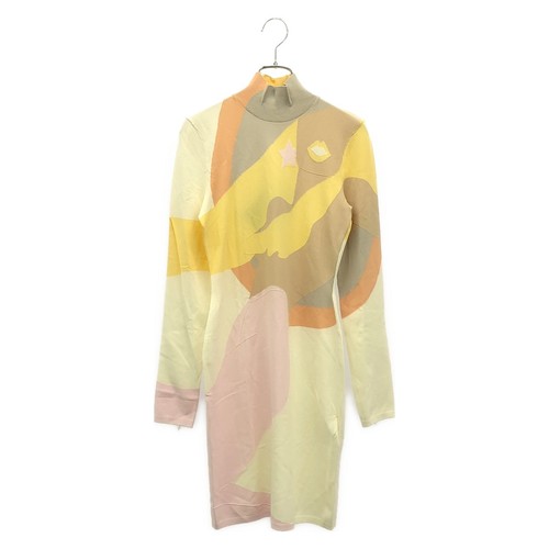 【Abiti】FENDI One Piece Rayon Multicolore Fendi Buon Prodotto Usa Dalppone