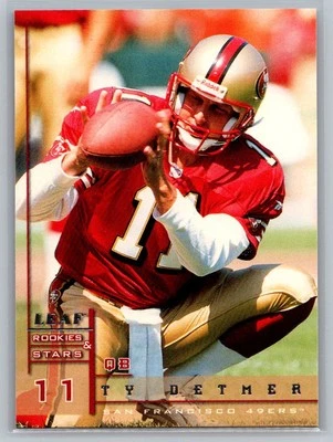 1998 Leaf Rookies & Stars #87 Ty Detmer - Image 1 of 2