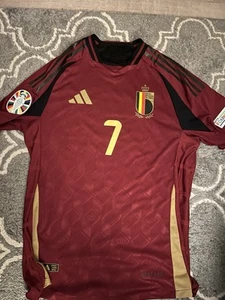 De Bruyne Belgium Jersey 2024 Home Soccer Shirt Adidas IQ0769 Mens Size XL - Picture 1 of 6