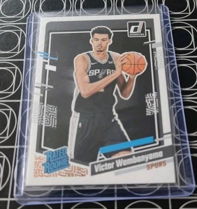 VICTOR WEMBANYAMA SPURS 2023-24 PANINI DONRUSS RATED ROOKIE RC CARD NUMBER 220 - Picture 1 of 2