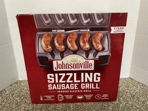 Parrilla eléctrica interior para salchichas Johnsonville Sizzling BTG-0498 nueva en caja - Imagen 1 de 2