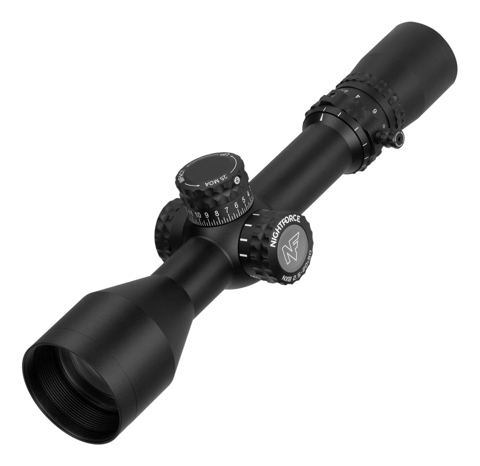 Nightforce NX8 2.5-20x50mm MOAR-CF2 Ultra-Compact SFP Riflescope C639 - Image 1 of 4