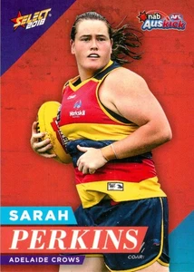2018 Adelaide Crows AFLW Select Footy Stars Card - Sarah Perkins - Picture 1 of 3