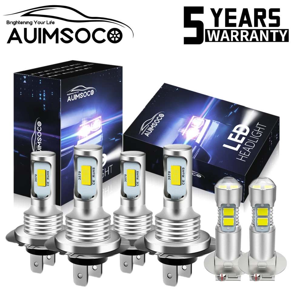 Combo faros LED + faros antiniebla para Jaguar XJ8 sedán 4 puertas 4,2 L 2004-2008 Foto 1 de 4