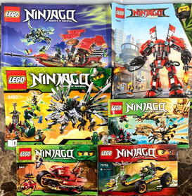 Lego Ninjago Manual Only Lot 6 Instruction Books 70738 9450 70615 9441 70503