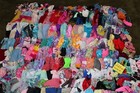 Huge LOT Barbie Doll & Other Brand Clothes Lot Mixed Sizes Dresses Skirts 225 pc