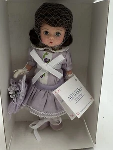 "Muñeca vintage 2000 Madame Alexander #26095 seda jardín flor retirada 8""" - Imagen 1 de 12