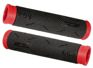 PROGRIP 808 Manopole Chiuse Lunghezza 120 mm NERE ROSSE per Manubri Quad e ATV - Foto 1 di 3