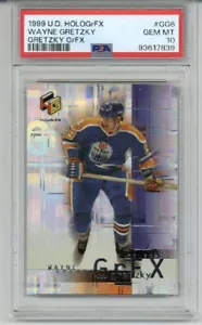 1999 UPPER DECK HOLOGrFX GRETZKY GrFX #GG6 WAYNE GRETZKY CARD OILERS PSA 10 RARE - Bild 1 von 2
